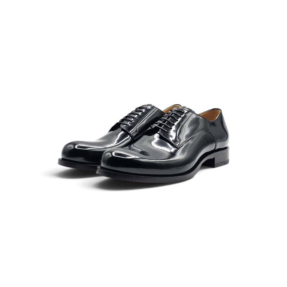 Christian Louboutin Moustachou Leather Derby Shoes Black EU 43 US 10 NWOB $1,250